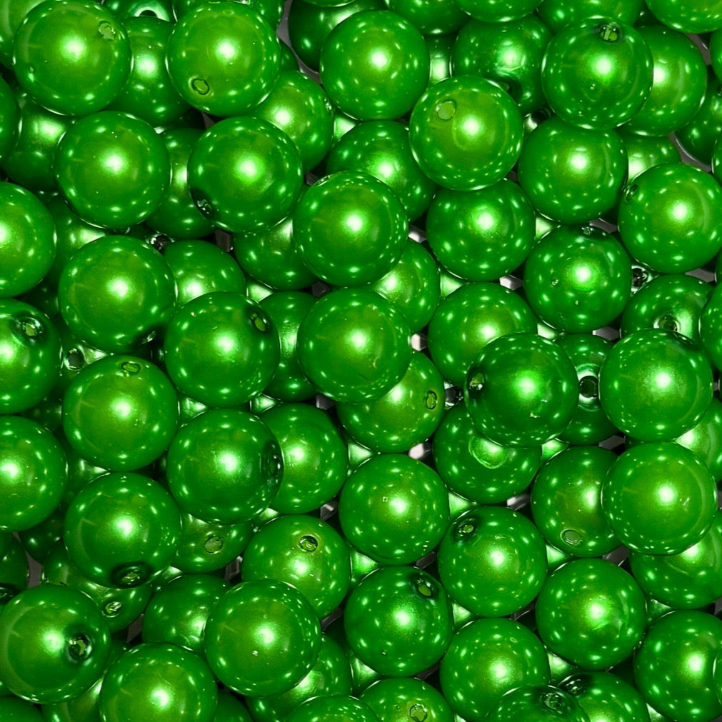 "Green" Pearl Acrylic 16mm Bead