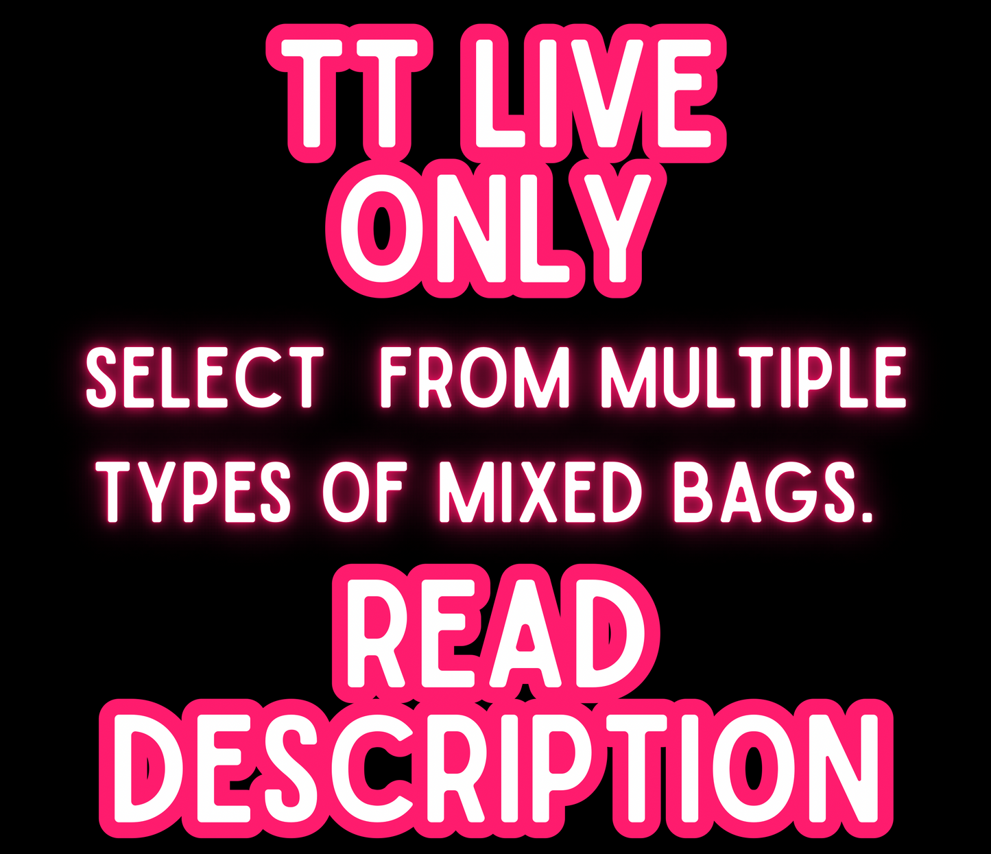 Random Mix Bag - TT LIVE PICK