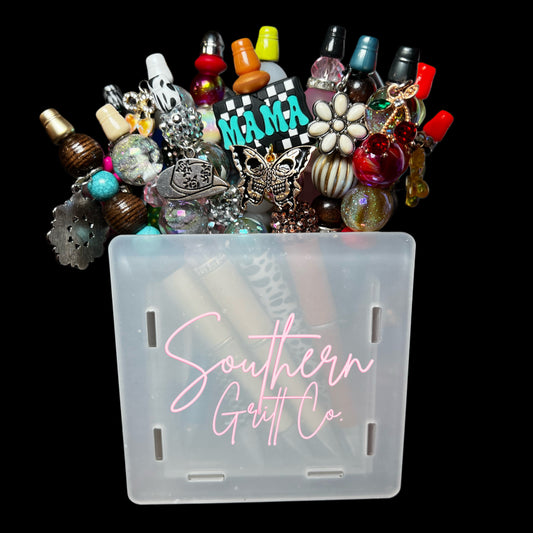 Acrylic Clear Pen Desk Top Holder