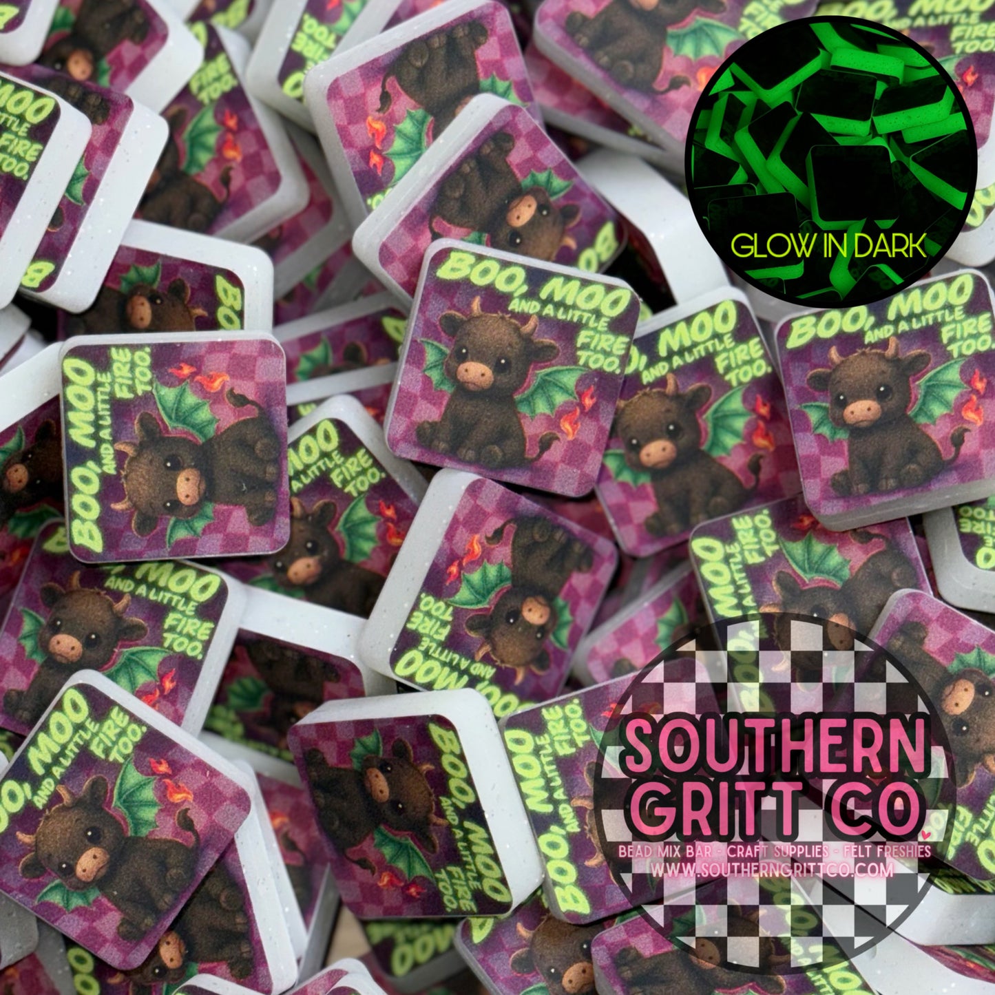 Boo, Moo & Fire Printed Focal *SGC EXCLUSIVE*