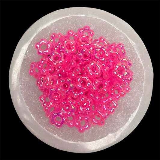 Opal "Pink" Daisy Spacer 20ct