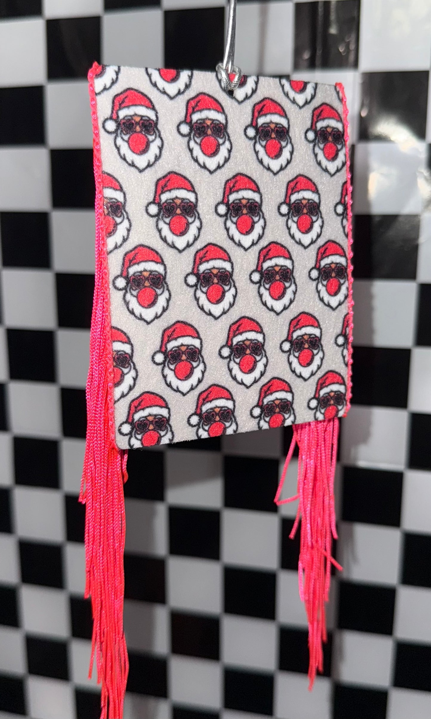 Bubblegum Santa Felt Freshie