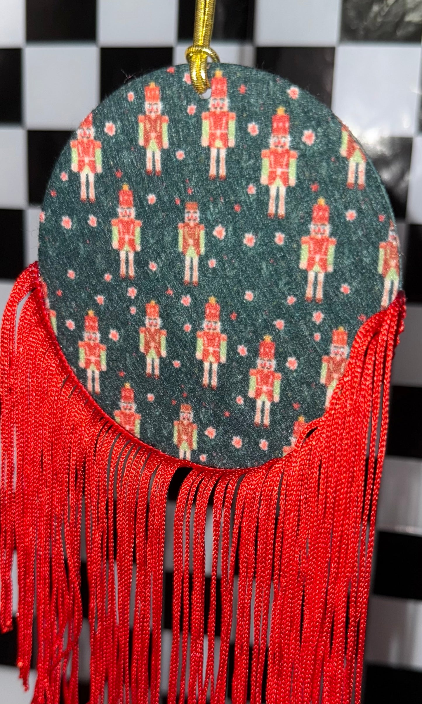 Festive Soldier Felt Freshie