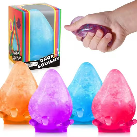Matte Diamond Drop - Jelly Squish Toy (2 colors)