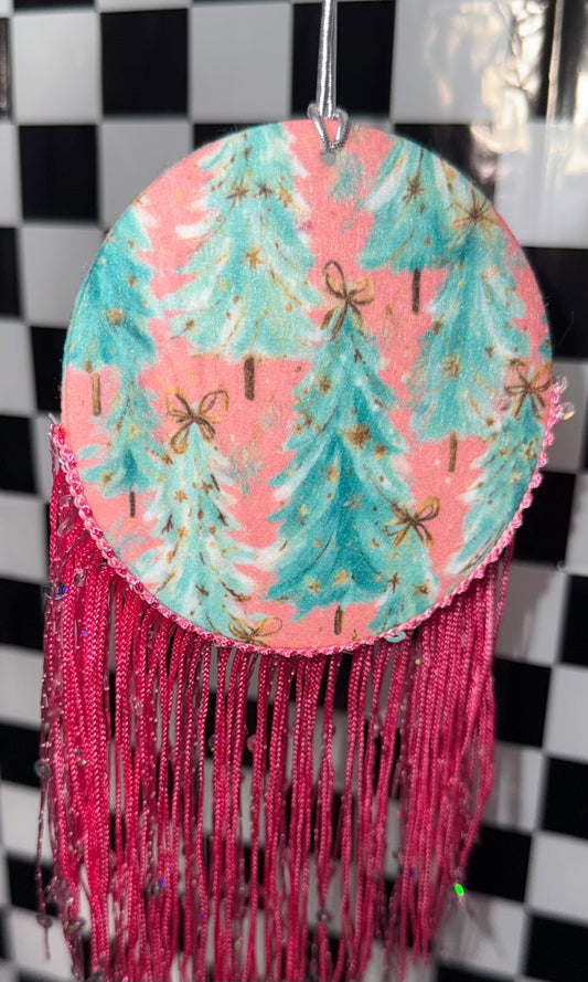 Mint Horizon Christmas Tree Felt Freshie