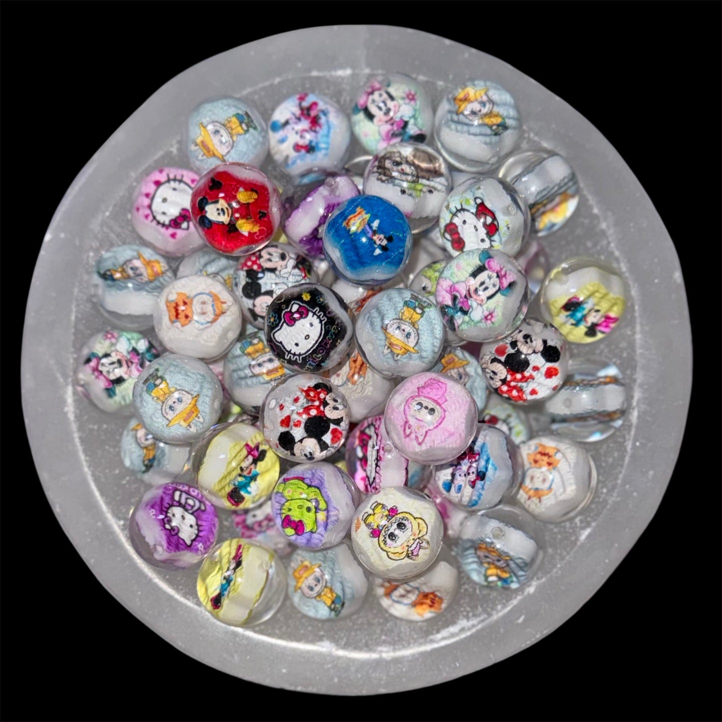 Character Mix Resin Bead