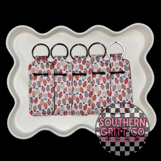 Holiday Rust - Chapstick Keychain Holder