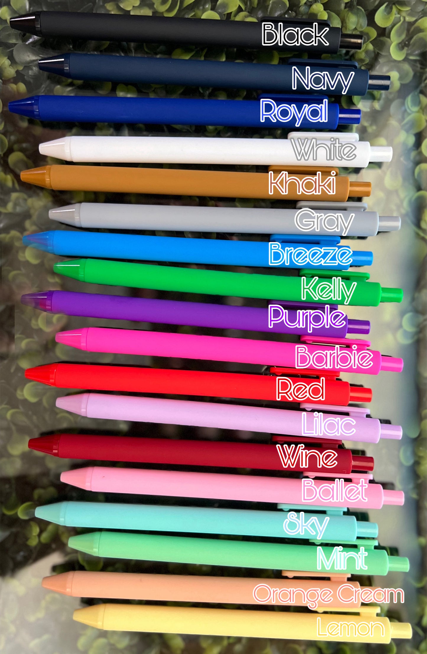 Plastic Click Pens