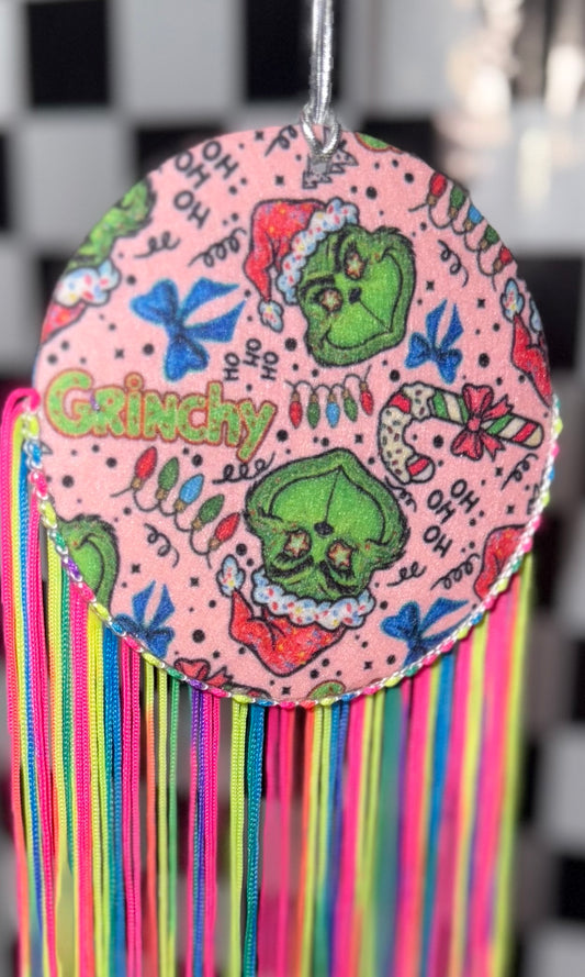 GRINCHY Green Guy Felt Freshie