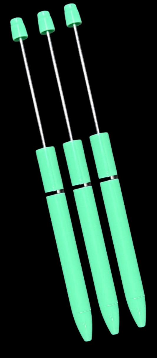 "Aqua" Bead-able NEW Pen Design