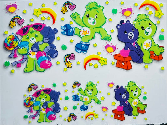 Mini Cup Wraps "CAREBEAR"