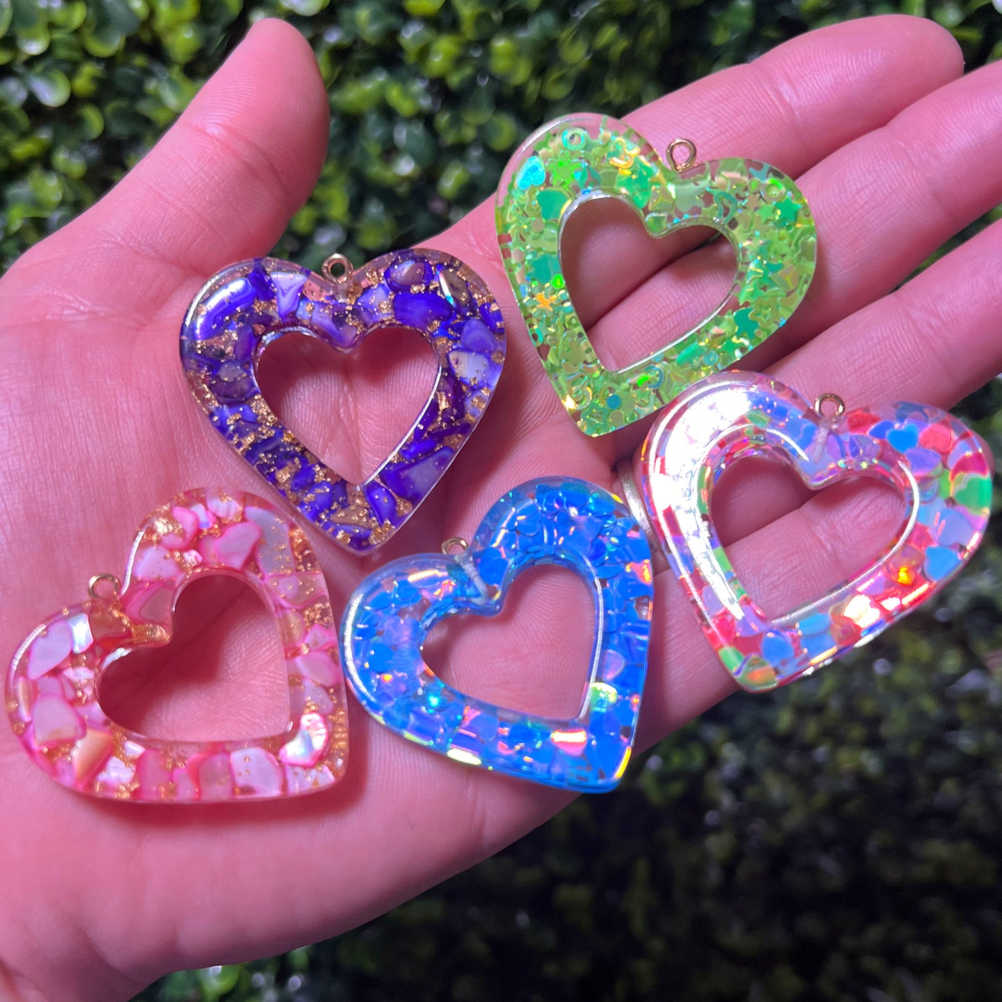 Heart Confetti Pendant