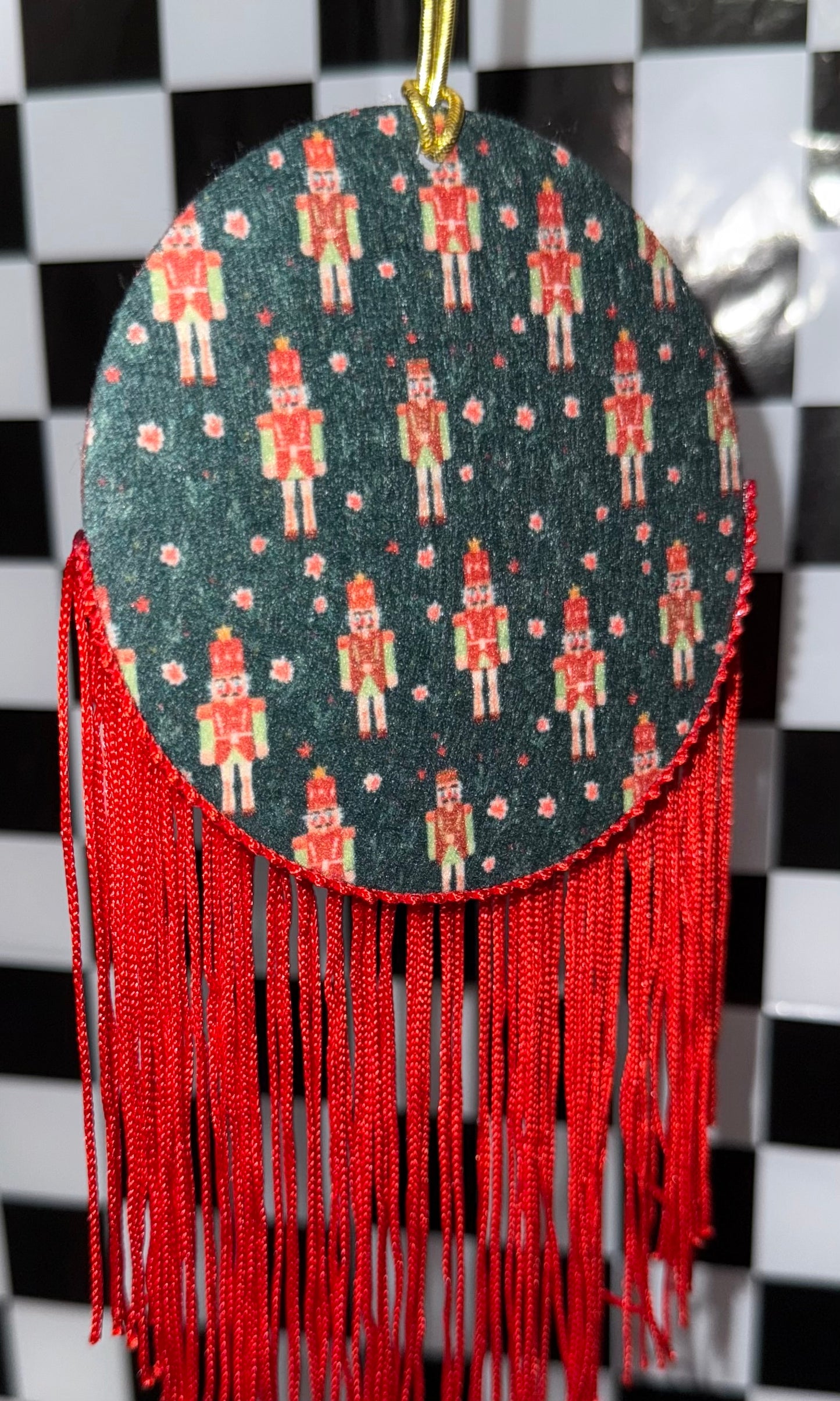 Festive Soldier Felt Freshie