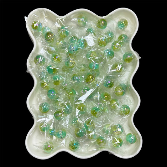 Green/Teal Rhinestone Bling 16mm Bead