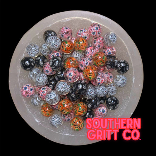 Halloween Confetti 16mm Resin Bead
