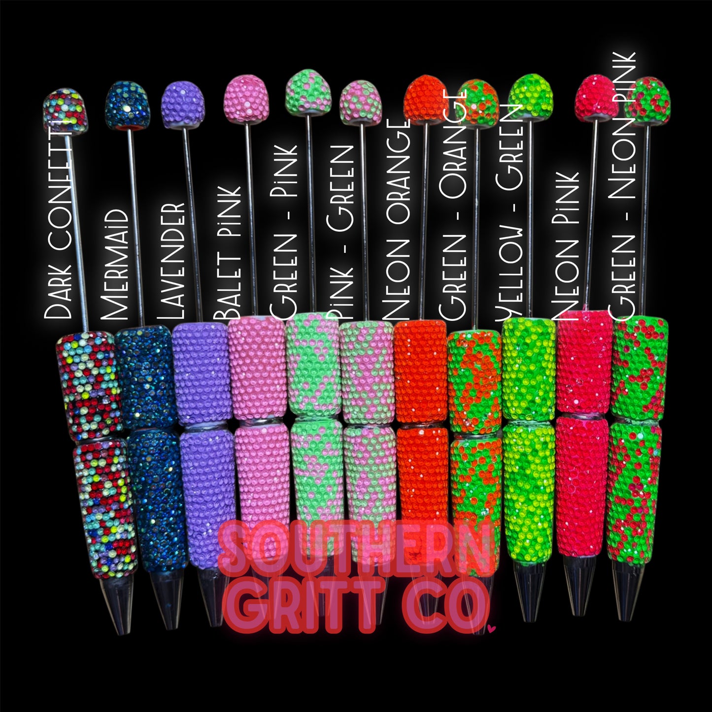 Fancy Rhinestone Bead-able Pens