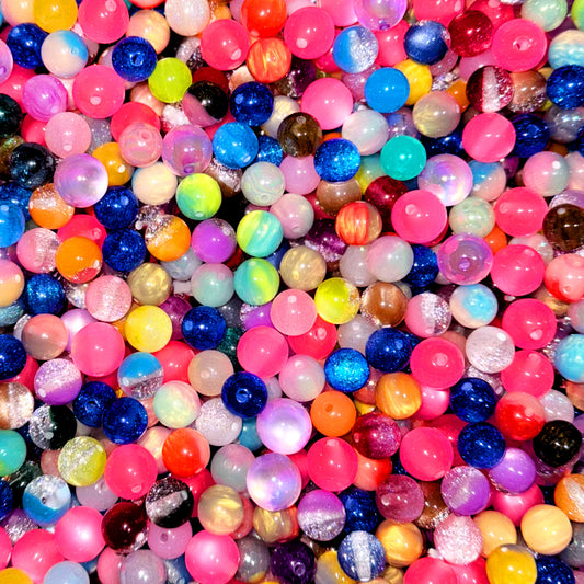 10mm/12mm Resin Bead Mix