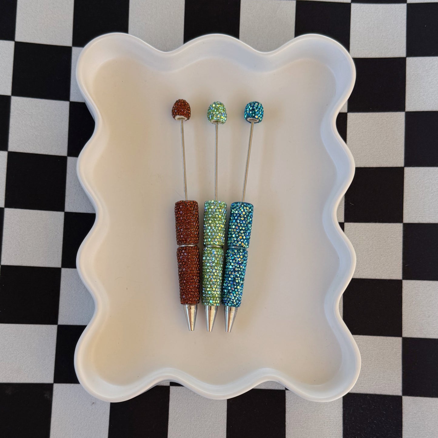 Fancy Rhinestone Bead-able Pens