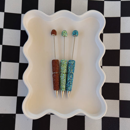 Fancy Rhinestone Bead-able Pens