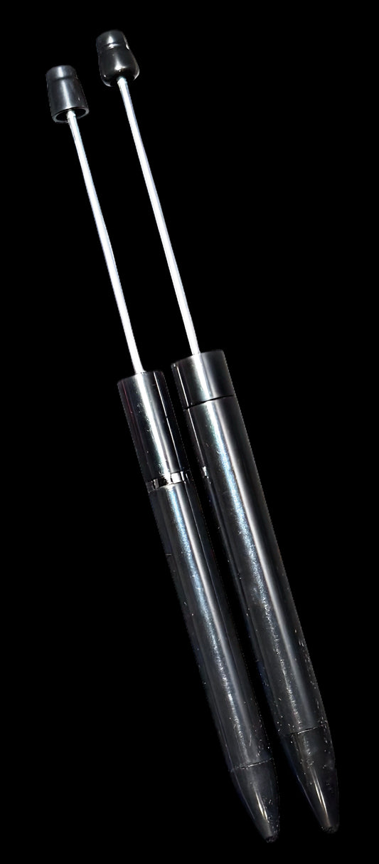 "Black" Bead-able NEW Pen Design