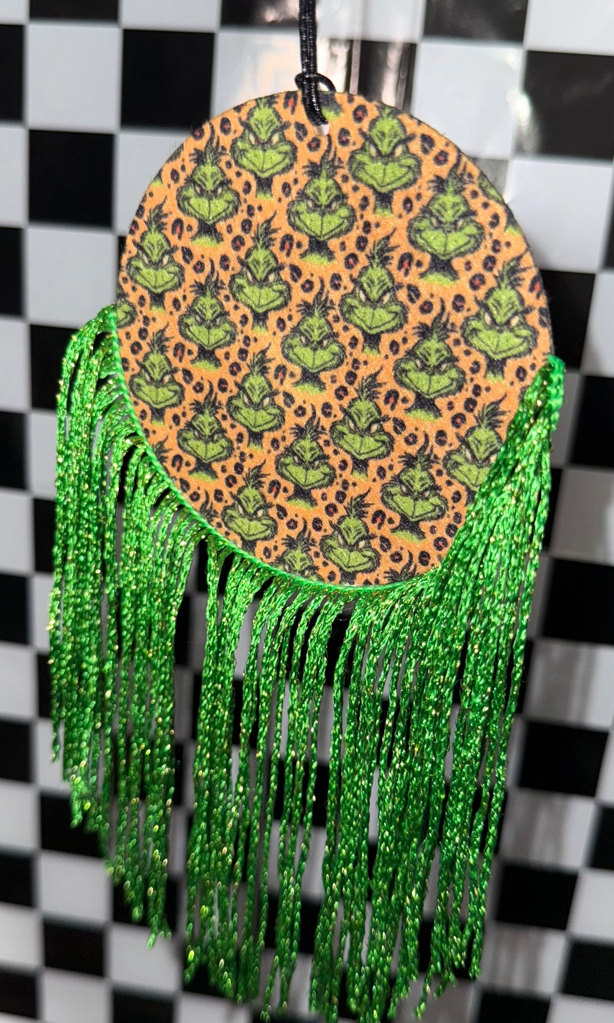 Green Guy Vibes Felt Freshie