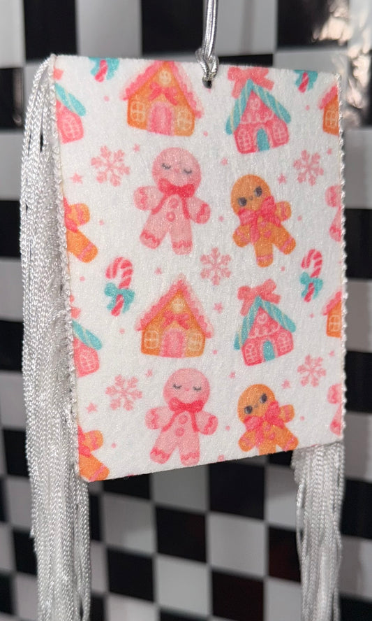 Sweet Gingerbread Felt Freshie