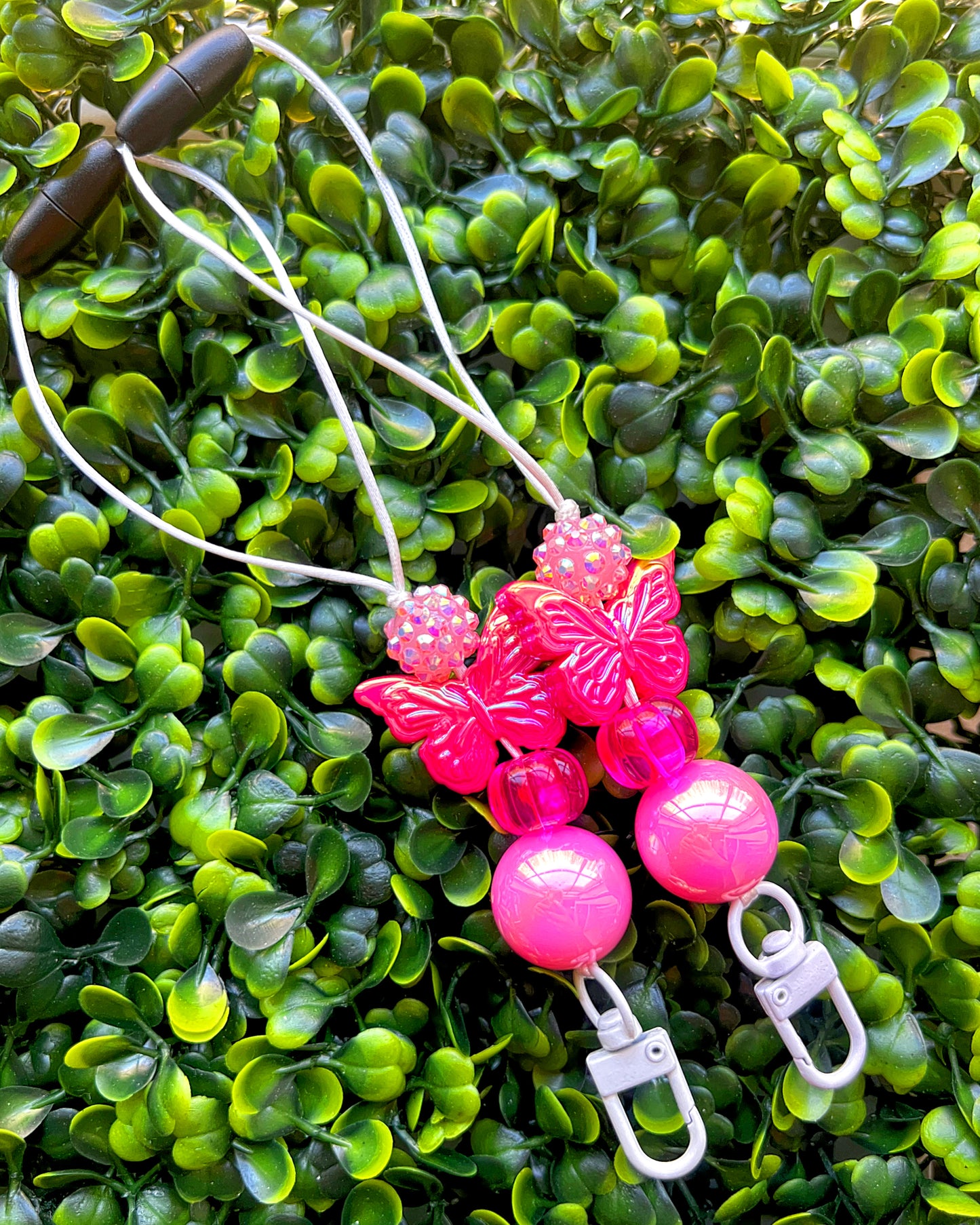 Pink Neon Butterfly Hanger