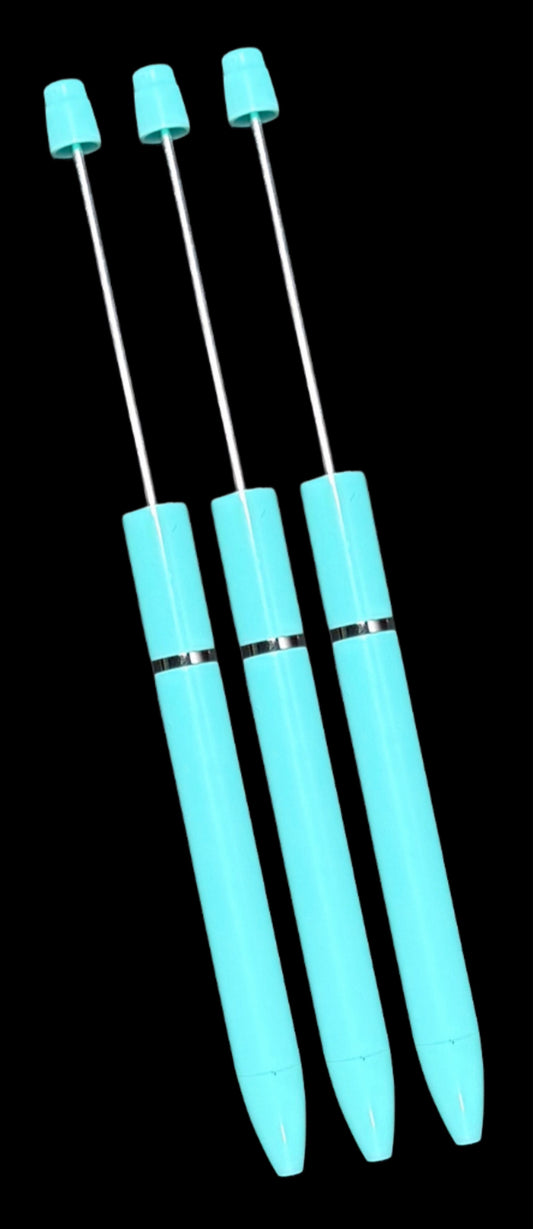 "Sky Blue" Bead-able NEW Pen Design