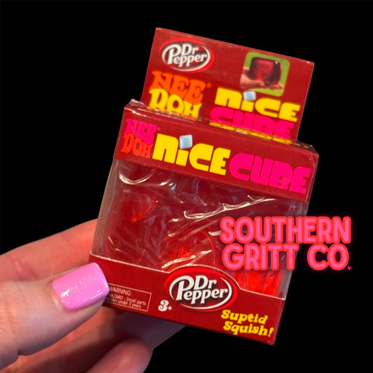 Dr. Pepper Square Cube - Jelly Squish Toy