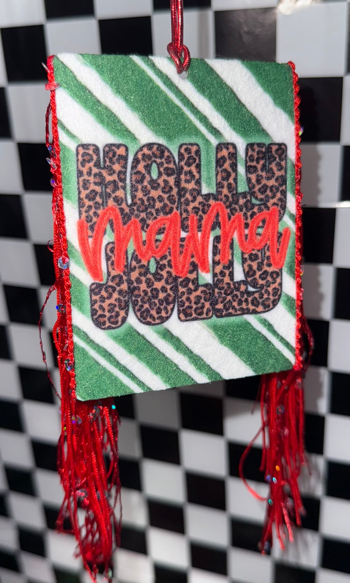 Holly Jolly "MAMA" Felt Freshie