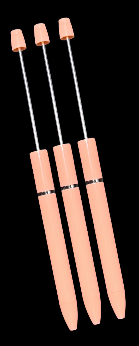 "Peach" Bead-able NEW Pen Design