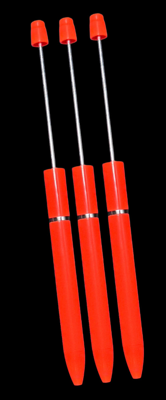 "Orange" Bead-able NEW Pen Design
