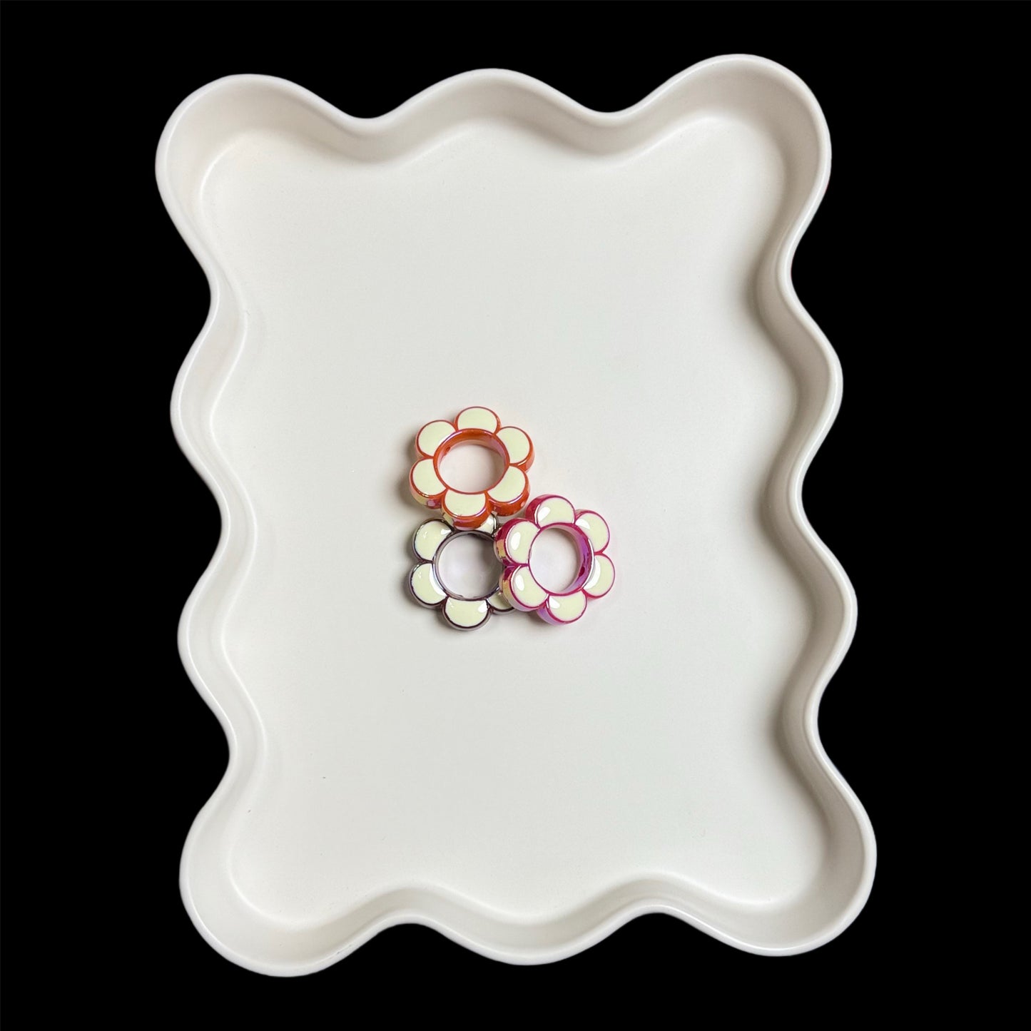 UV Mixed Color Acrylic Flower Frames