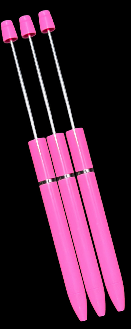 "Pink" Bead-able NEW Pen Design