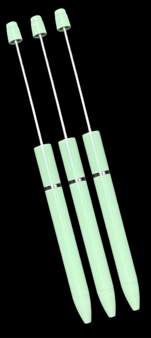 "Mint" Bead-able NEW Pen Design