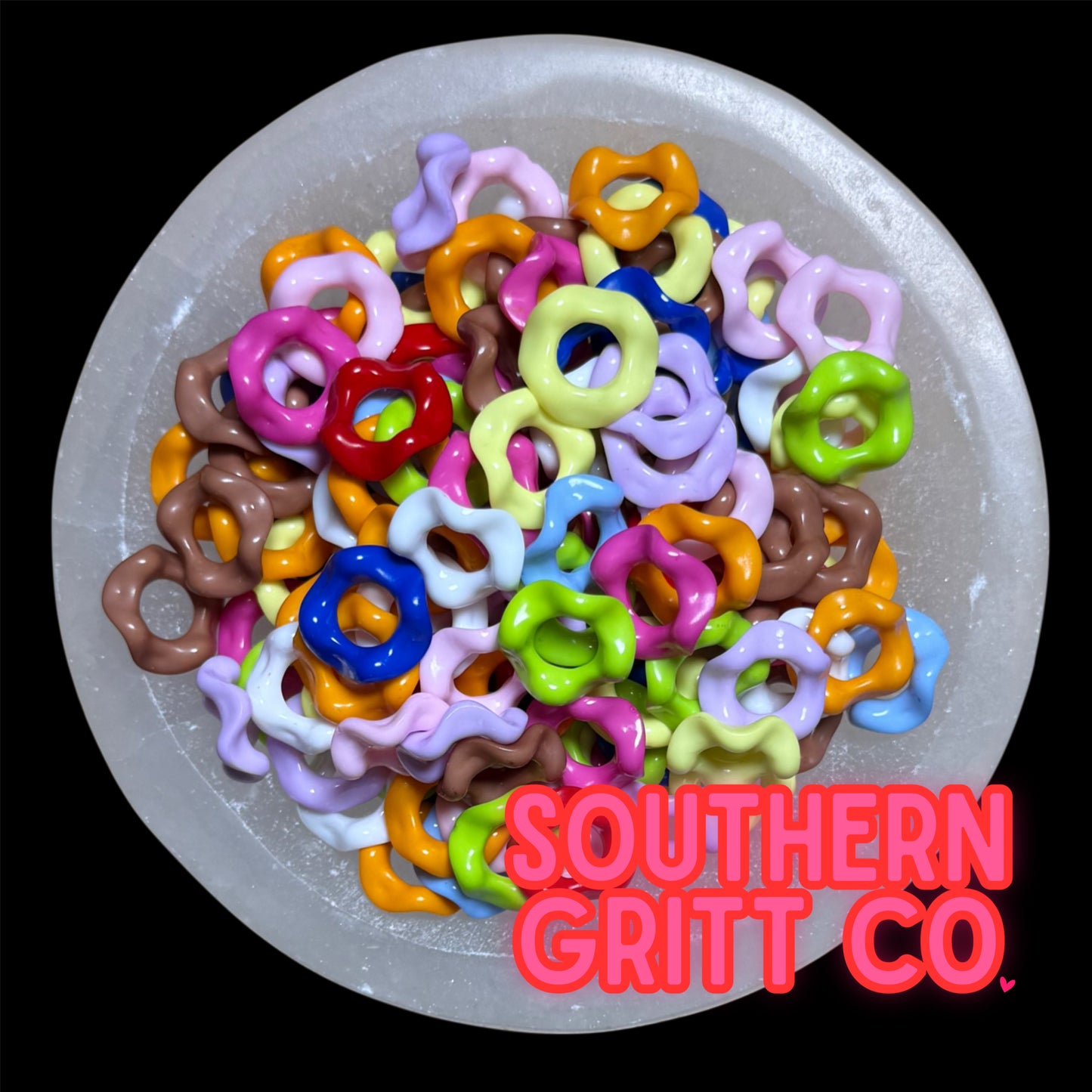 Solid 20mm Wavy Spacer Mix