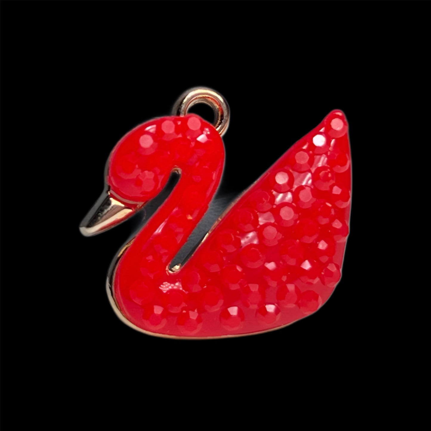 Gold Red Swan