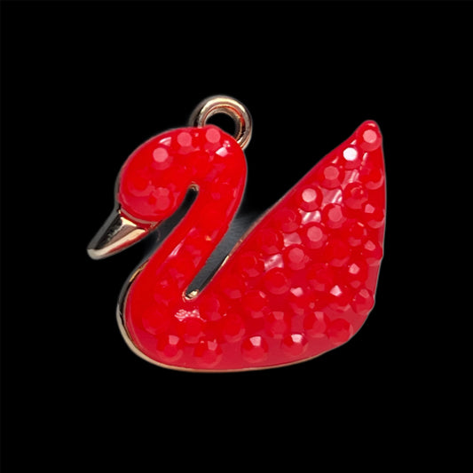 Gold Red Swan