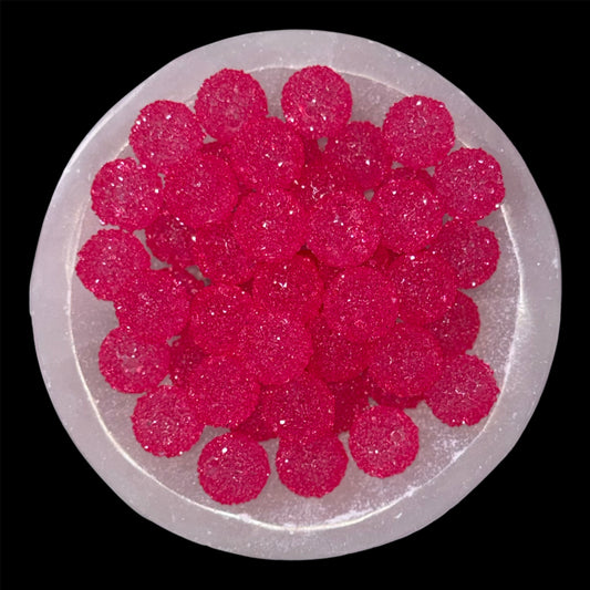 Barb Pink Jelly Sugar Acrylic Bead (1 Count)