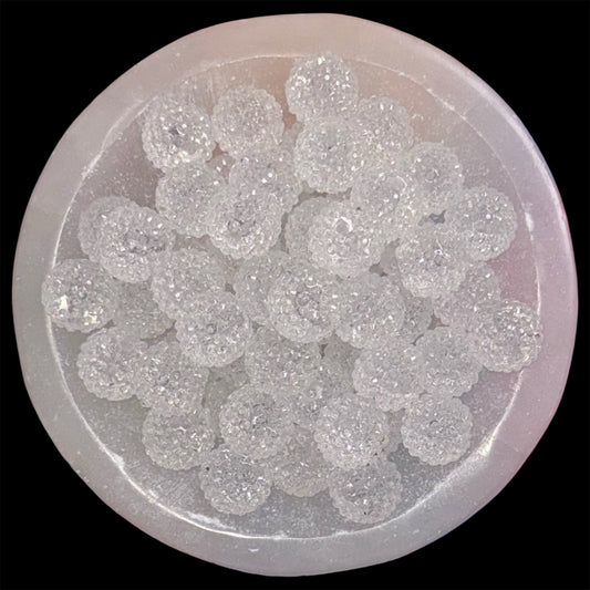 "Clear" Rhinestone Acrylic Bead (1 Count)