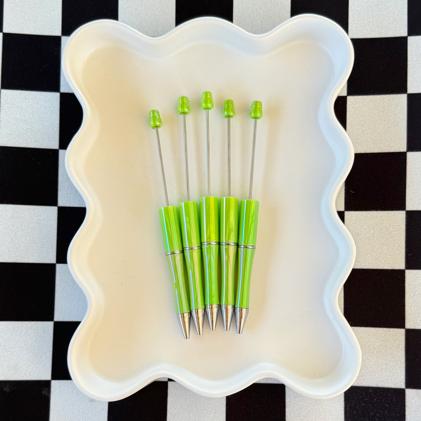 Opal Lime Green Beadable Pens