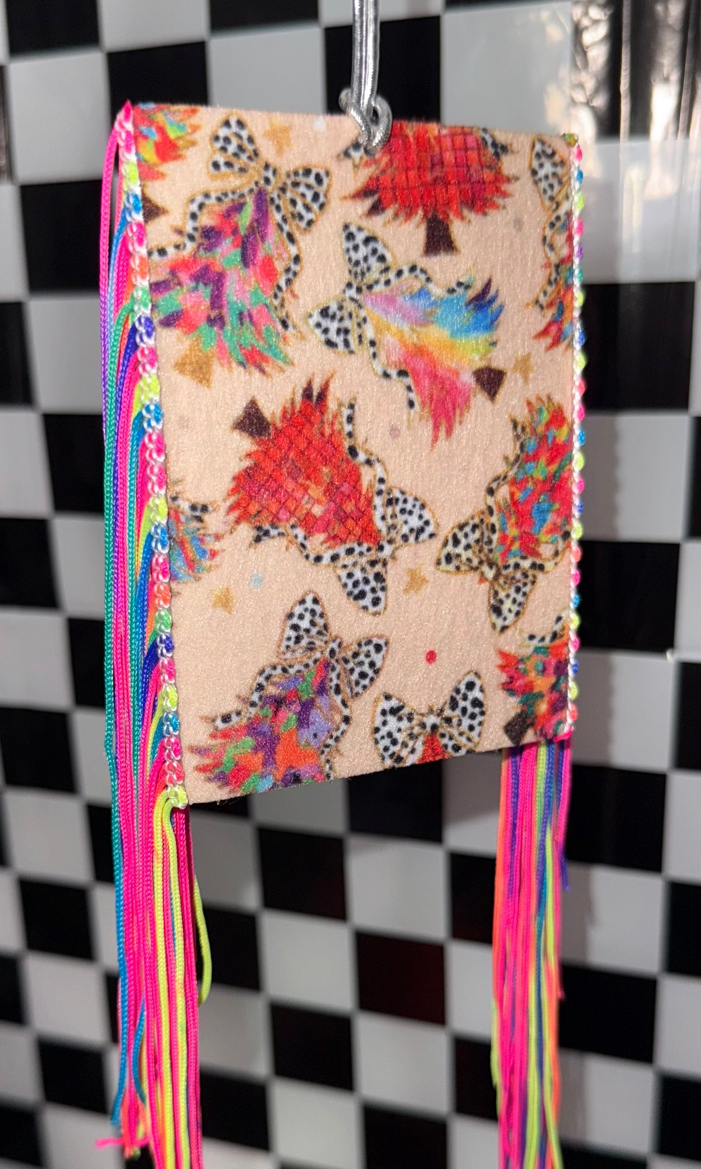 Preppy Christmas Trees Felt Freshie