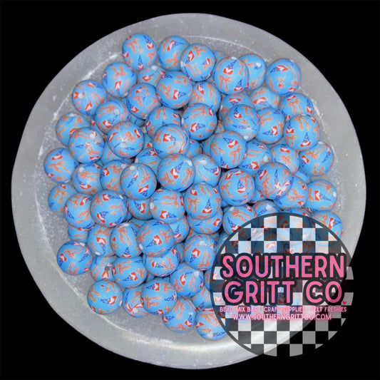American Gnome Printed Silicone 15mm Printed Bead *SGC EXCLUSIVE*