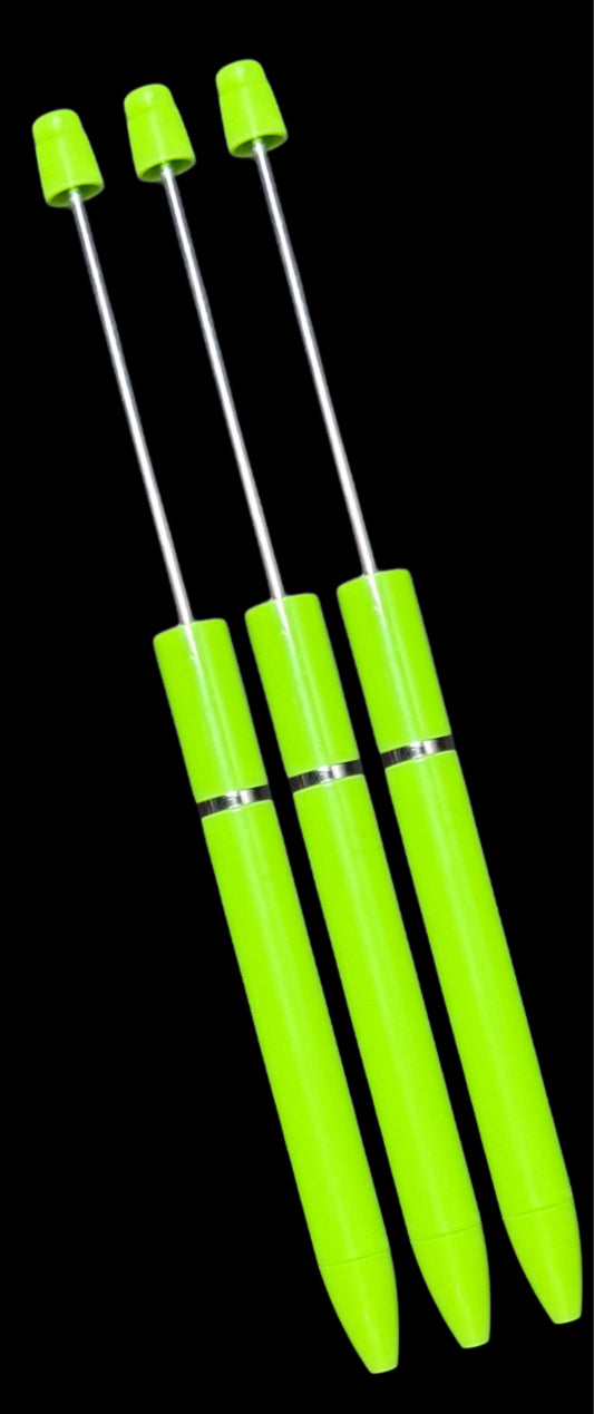 "Lime" Bead-able NEW Pen Design