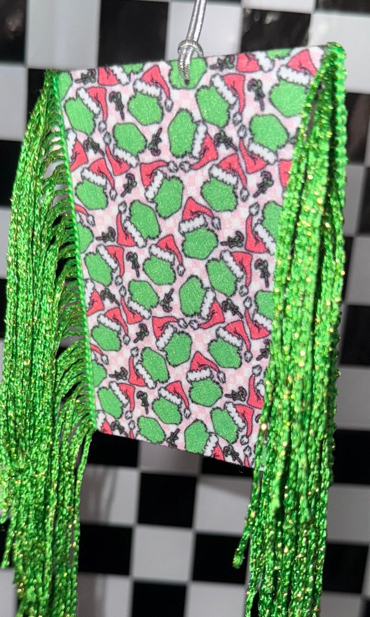 Faceless Green Guy Felt Freshie
