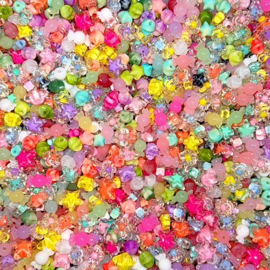 (10mm Acrylic Shape Bead Mix