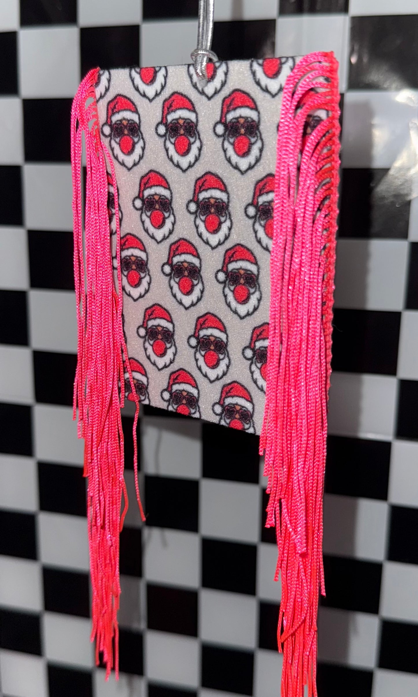 Bubblegum Santa Felt Freshie