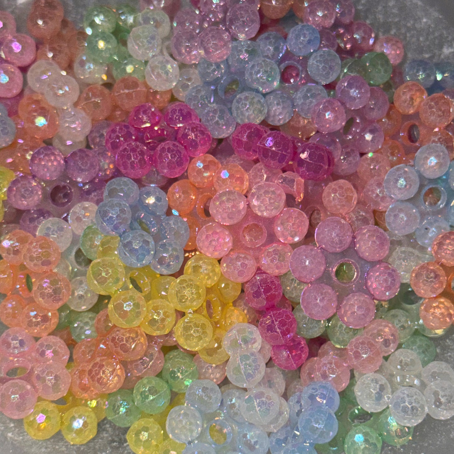 Flower Spacer 21mm Mix [transparent]