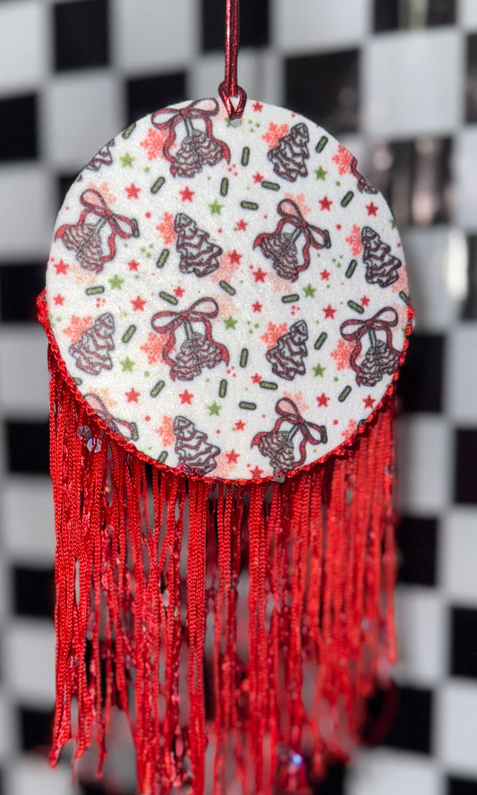 Sweet Cherry Cakes Felt Freshie