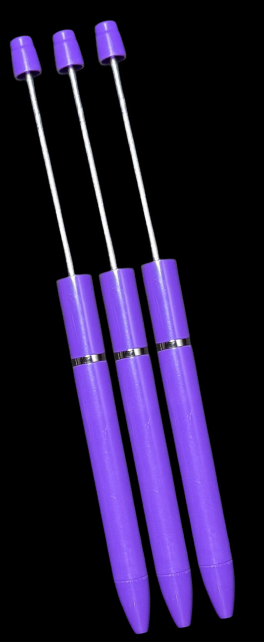 "Purple" Bead-able NEW Pen Design